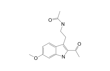 2-ACETYL-3-(2-ACETAMIDOETHYL)-7-METHOXYINDOLE