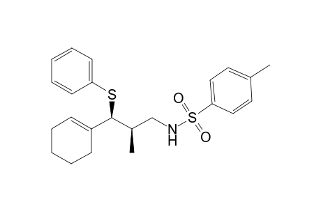 syn-(2RS,3SR)-N-{2-Methyl-3-[1-(phenylthio)cyclohexyl]propyl}tosylamide