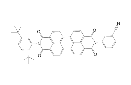 N(2)-[2,5-di(t-butyl)phenyl]-N(1)-(3-cyanophenyl)-3,4:9,10-perylenetetracarboxydiimide