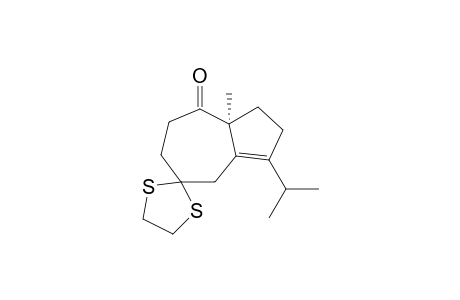 Spiro[azulene-5(1H),2'-[1,3]dithiolan]-8(4H)-one, 2,6,7,8a-tetrahydro-8a-methyl-3-(1-methylethyl)-, (S)-