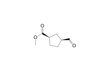 Cyclopentanecarboxylic acid, 3-formyl-, methyl ester, cis-