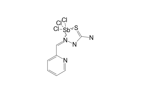 PYRIDINE-2-CARBALDEHYDE-THIOSEMICARBAZONE-ANTIMON-(III)-TRICHLORIDE-COMPLEX