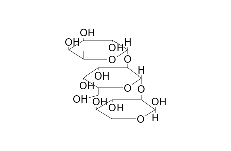 ALPHA-L-FUCOPYRANOSYL-(1->2)-BETA-D-GALACTOPYRANOSYL-(1->2)-ALPHA-D-XYLOPYRANOSE
