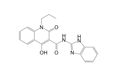 N-(1H-benzimidazol-2-yl)-4-hydroxy-2-oxo-1-propyl-1,2-dihydro-3-quinolinecarboxamide