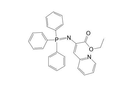 Ethyl .beta.-(2-pyridyl)-.alpha.-(triphenylphosphoranilidenamino)acrylate