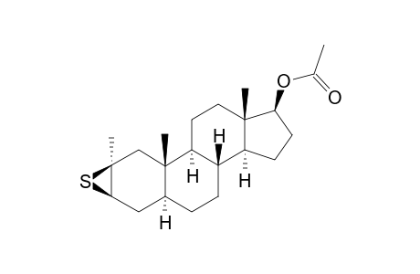 2b,3-Epithio-2-methyl-5a-androstan-17b-yl acetate