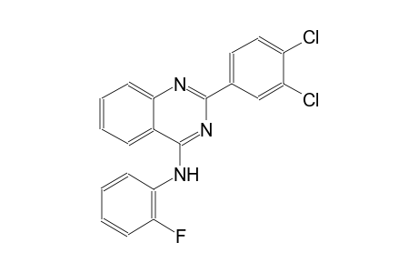 N-[2-(3,4-dichlorophenyl)-4-quinazolinyl]-N-(2-fluorophenyl)amine