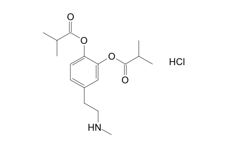 4-[2-(methylamino)ethyl]pyrocatechol, diisobutyrate, hydrochloride