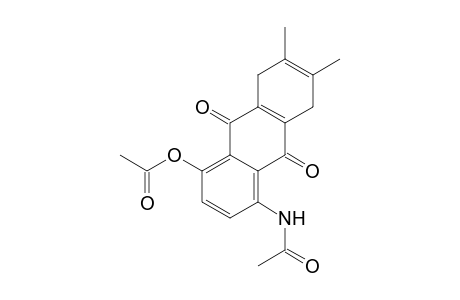 Acetamide, N-[4-(acetyloxy)-5,8,9,10-tetrahydro-6,7-dimethyl-9,10-dioxo-1-anthracenyl]-