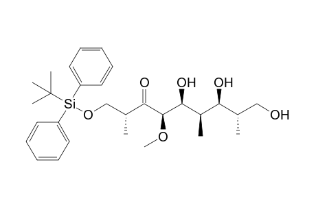 (2R,4R,5S,6R,7S,8S)-1-(tert-Butyldiphenylsilyloxy)-5,7,9-trihydroxy-4-methoxy-2,6,8-trimethylnonane-3-one