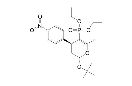 2-TERT.-BUTOXY-5-(DIETHOXYPHOSPHORYL)-3,4-DIHYDRO-6-METHYL-4-(4-NITROPHENYL)-2H-PYRAN;TRANS-ISOMERE