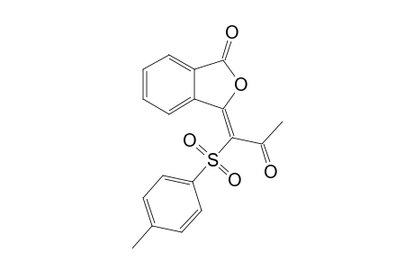 3-[2-Oxo-1-(4-methylphenylsulfonyl)propylidene]-2-benzofuran-1-one