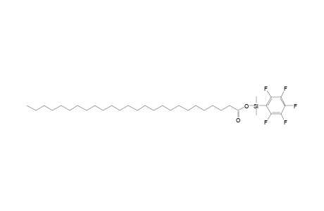 Hexacosanoic acid, dimethyl(pentafluorophenyl)silyl ester