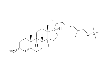 (3-18O)-26-trimethylsilyloxy-4-cholesten-3-one