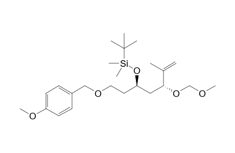 tert-Butyl-[(1R,3R)-3-(methoxymethoxy)-1-[2-[(4-methoxyphenyl)methoxy]ethyl]-4-methyl-pent-4-enoxy]-dimethyl-silane