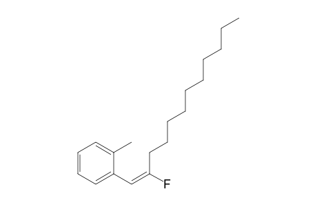 1-[(E)-2-fluoranyldodec-1-enyl]-2-methyl-benzene