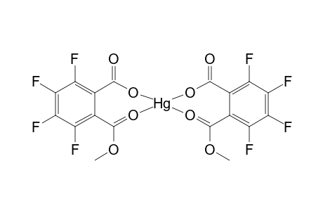 1,2-Benzenedicarboxylic acid, 3,4,5,6-tetrafluoro-, monomethyl ester, mercury complex