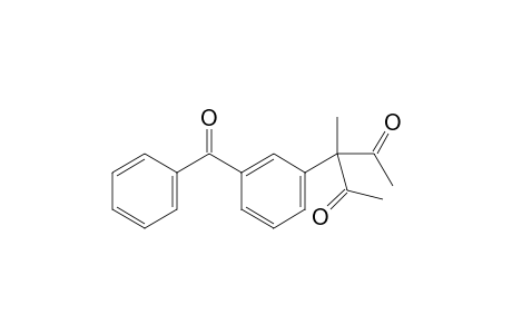 3-Methyl-3-(3'-benzoyl)phenylpentane-1,3-dione