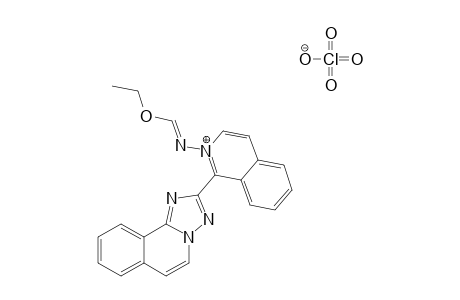 2-{2-[(ETHOXYMETHENO)-AMINO]-ISOQUINOLIN-2-IUM-1-YL}-S-TRIAZOLO-[5.1-A]-ISOQUINOLINE_PERCHLORATE;MAJOR_ISOMER