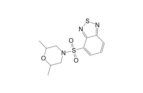 4-[(2,6-dimethyl-4-morpholinyl)sulfonyl]-2,1,3-benzothiadiazole