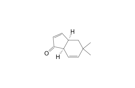 1H-Inden-1-one, 3a,4,5,7a-tetrahydro-5,5-dimethyl-, cis-
