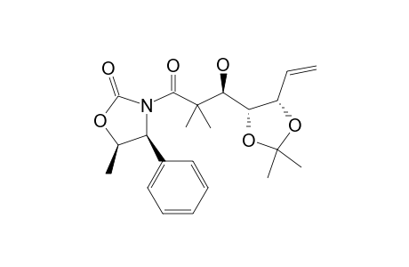 (4R,5S)-3-[(R)-3-[(4R,5S)-2,2-DIMETHYL-5-VINYL-1,3-DIOXOLAN-4-YL]-3-HYDROXY-2,2-DIMETHYLPROPANOYL]-5-METHYL-4-PHENYLOXAZOLIDIN-2-ONE