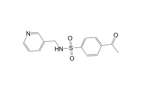 benzenesulfonamide, 4-acetyl-N-(3-pyridinylmethyl)-