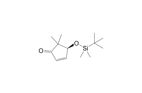 (S)-5,5-Dimethyl-4-((tert-butyldimethylsilyl)oxy)-2-cyclopentenone