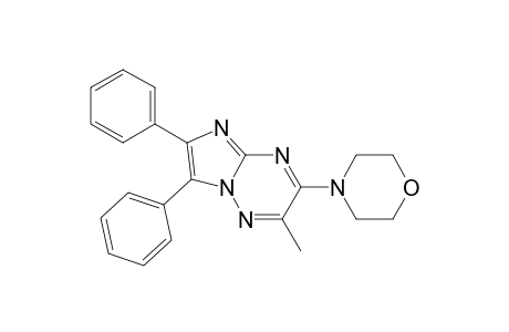 2-Methyl-6,7-diphenyl-3-(N-4-oxa-piperdinyl)imidazo[1,2-b]-1,2,4-triazine