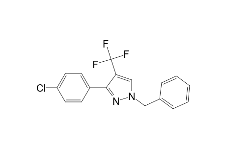 1-Benzyl-3-(4-chlorophenyl)-4-(trifluoromethyl)pyrazole