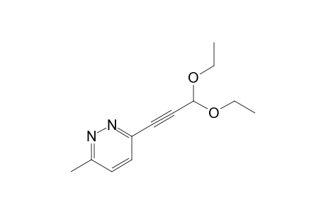 3-(3,3-Diethoxy-1-propynyl)-6-methylpyridazine