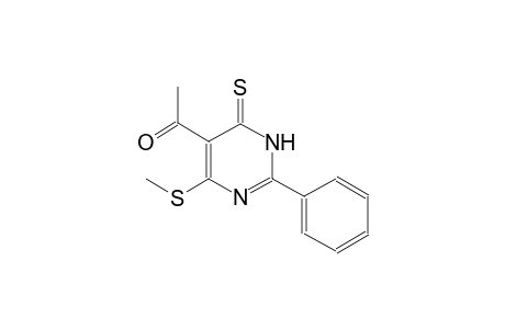 1-[4-(methylsulfanyl)-2-phenyl-6-thioxo-1,6-dihydro-5-pyrimidinyl]ethanone