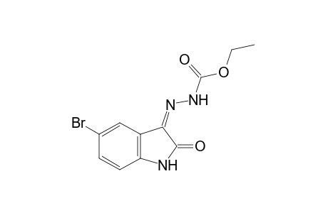 3-(5-bromo-2-oxo-3-indolinylidene)carbazic acid, ethyl ester