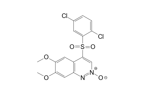 4-[(2,5-DICHLOROPHENYL)SULFONYL]-6,7-DIMETHOXYCINNOLINE, 2-OXIDE