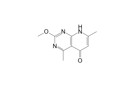 Pyrido[2,3-d]pyrimidine-5(8H)-one, 2-methoxy-4,7-dimethyl-
