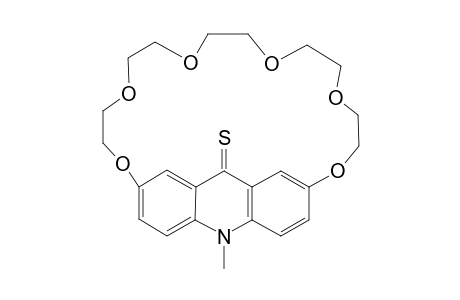 10-METHYL-2,7-(EPOXYETHANOXYETHANOXYETHANOXYETHANOXYETHANOXY)-ACRIDINE-9(10H)-THIONE