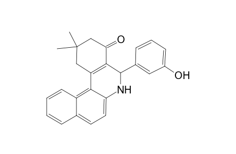 5-(3-Hydroxyphenyl)-2,2-dimethyl-2,3,5,6-tetrahydrobenzo[a]phenanthridin-4(1H)-one