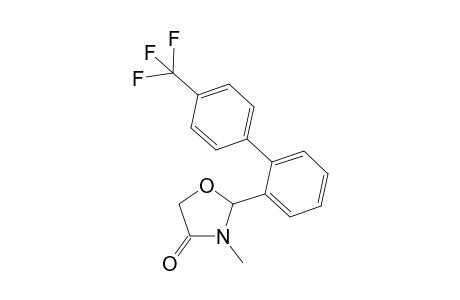 3-Methyl-2-[2-[4-(trifluoromethyl)phenyl]phenyl]-1,3-oxazolidin-4-one