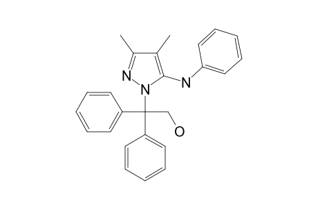 2-[3,4-dimethyl-5-(phenylamino)pyrazol-1-yl]-2,2-di(phenyl)ethanol