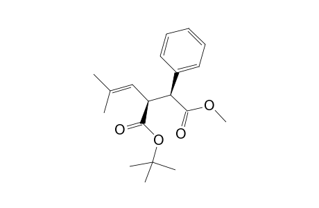 syn-Methyl 4-(tert-butyloxycarbonyl)-2-phenyl-4-methylhex-4-enoate