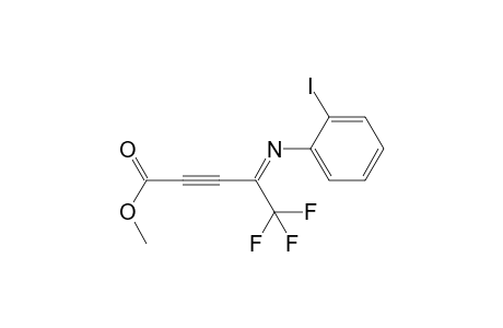 Methyl 5,5,5-trifluoro-4-(2-iodophenylimino)pent-2-ynoate