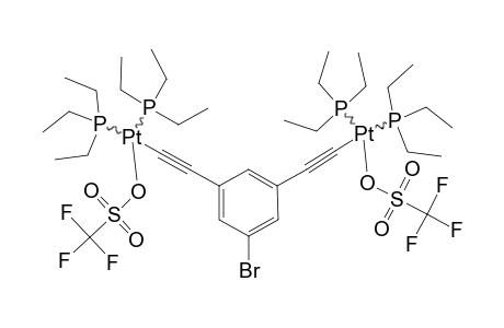 3,5-BIS-[TRANS-PT-(PET3)2-(OTF)-(ETHYNYL)]-BROMOBENZENE