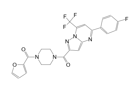 5-(4-fluorophenyl)-2-{[4-(2-furoyl)-1-piperazinyl]carbonyl}-7-(trifluoromethyl)pyrazolo[1,5-a]pyrimidine