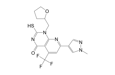pyrido[2,3-d]pyrimidin-4(1H)-one, 2-mercapto-7-(1-methyl-1H-pyrazol-4-yl)-1-[(tetrahydro-2-furanyl)methyl]-5-(trifluoromethyl)-
