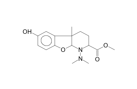 1-DIMETHYLAMINO-2-METHOXYCARBONYL-4A-METHYL-6-HYDROXY-1,2,3,4,4A,9A-HEXAHYDROBENZOFURO[2,3-B]PYRIDINE