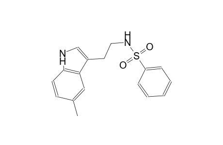 N-[2-(5-methyl-1H-indol-3-yl)ethyl]benzenesulfonamide