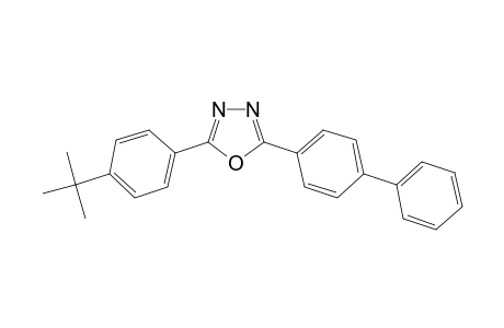 2-(4-Biphenylyl)-5-(4-tert-butylphenyl)-1,3,4-oxadiazole