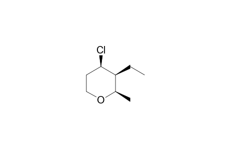 (2R,3S,4R)-4-chloro-3-ethyl-2-methyloxane