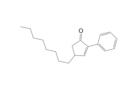 4-Octyl-2-phenylcyclopent-2-en-1-one