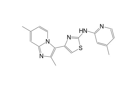 2-pyridinamine, N-[4-(2,7-dimethylimidazo[1,2-a]pyridin-3-yl)-2-thiazolyl]-4-methyl-